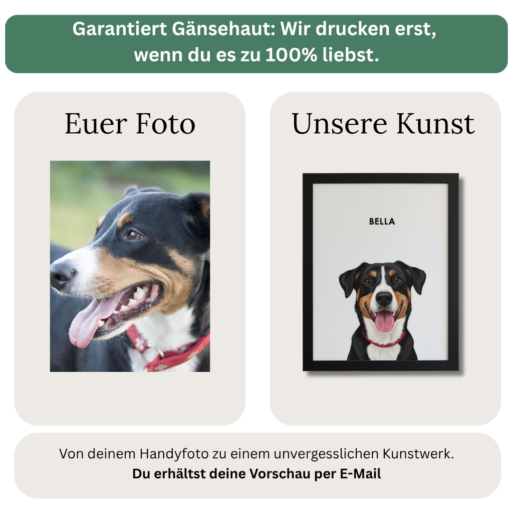 Personalisiertes Haustierporträt