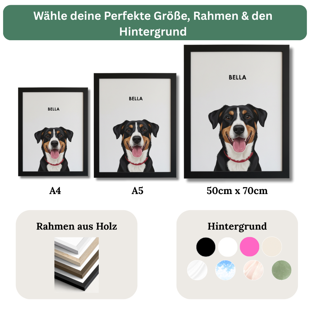 Personalisiertes Haustierporträt