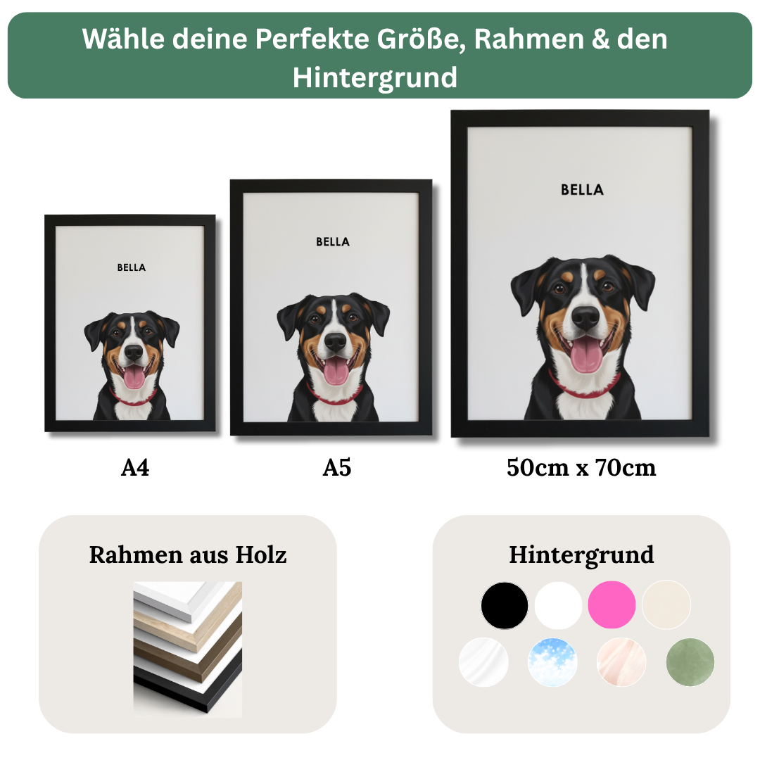 Personalisiertes Haustierporträt